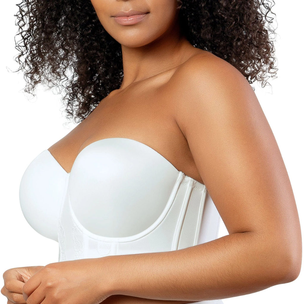 Full Bust and Full Figure Strapless Longline Bra
