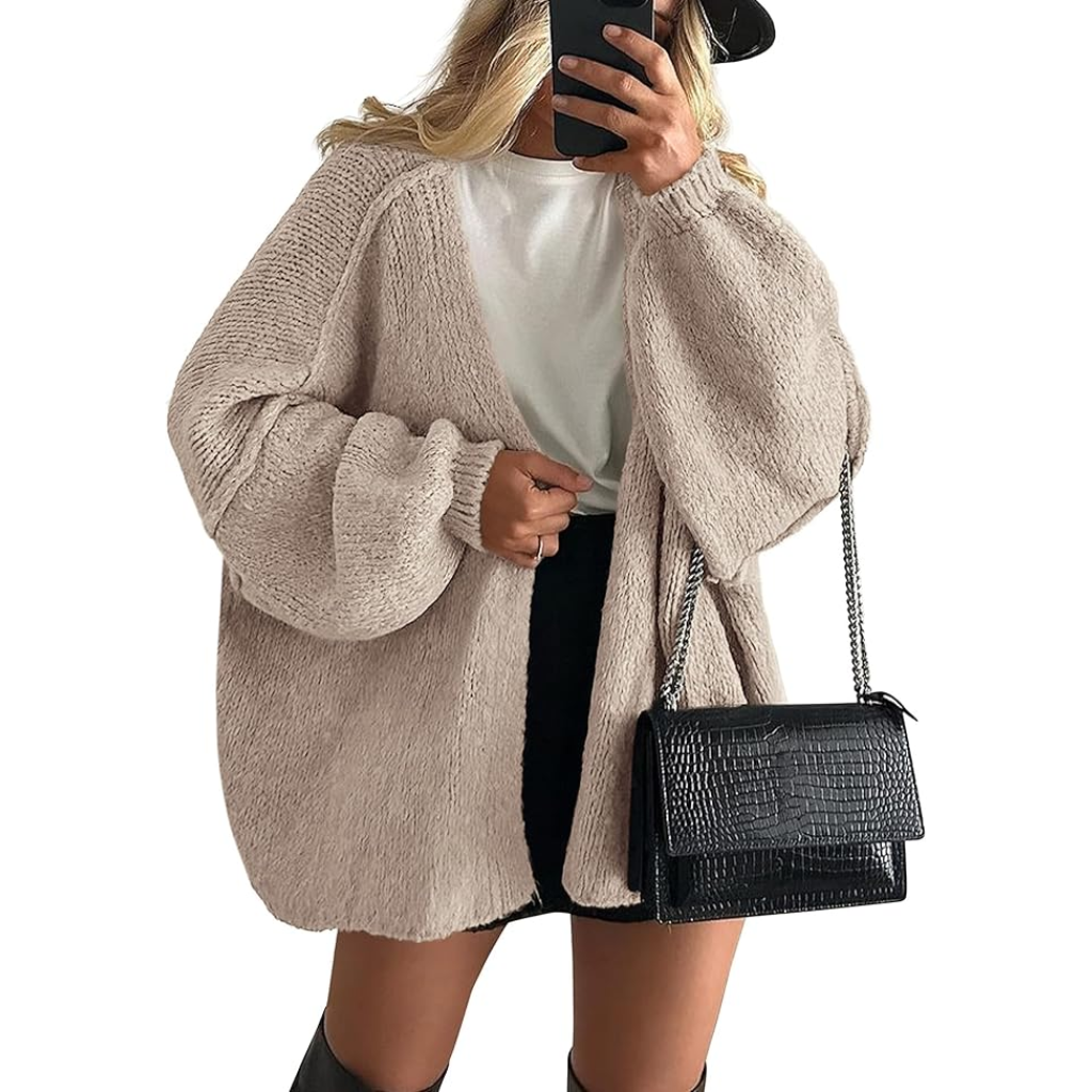 Cozy Oversized Knit Cardigan
