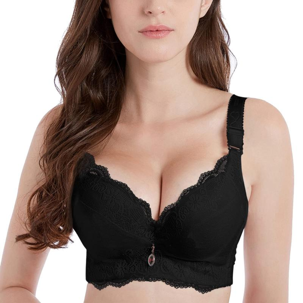 "Add Two Cups" Lace Underwire Padded Push Up Bralette