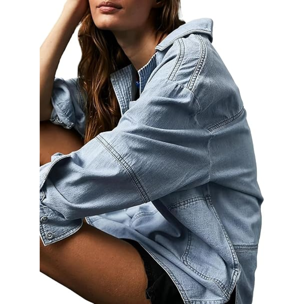 Denim Pullover Jacket