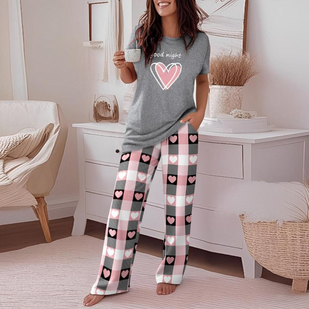 2-Piece Floral Ombre Set