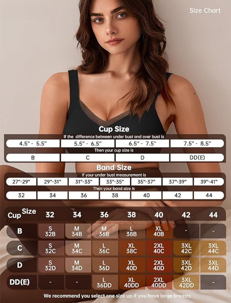 Wireless V Neck Crossover Mesh Bra