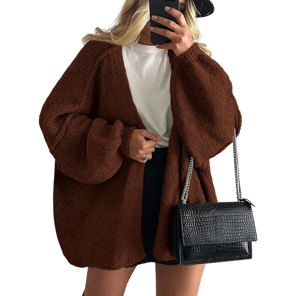Cozy Oversized Knit Cardigan