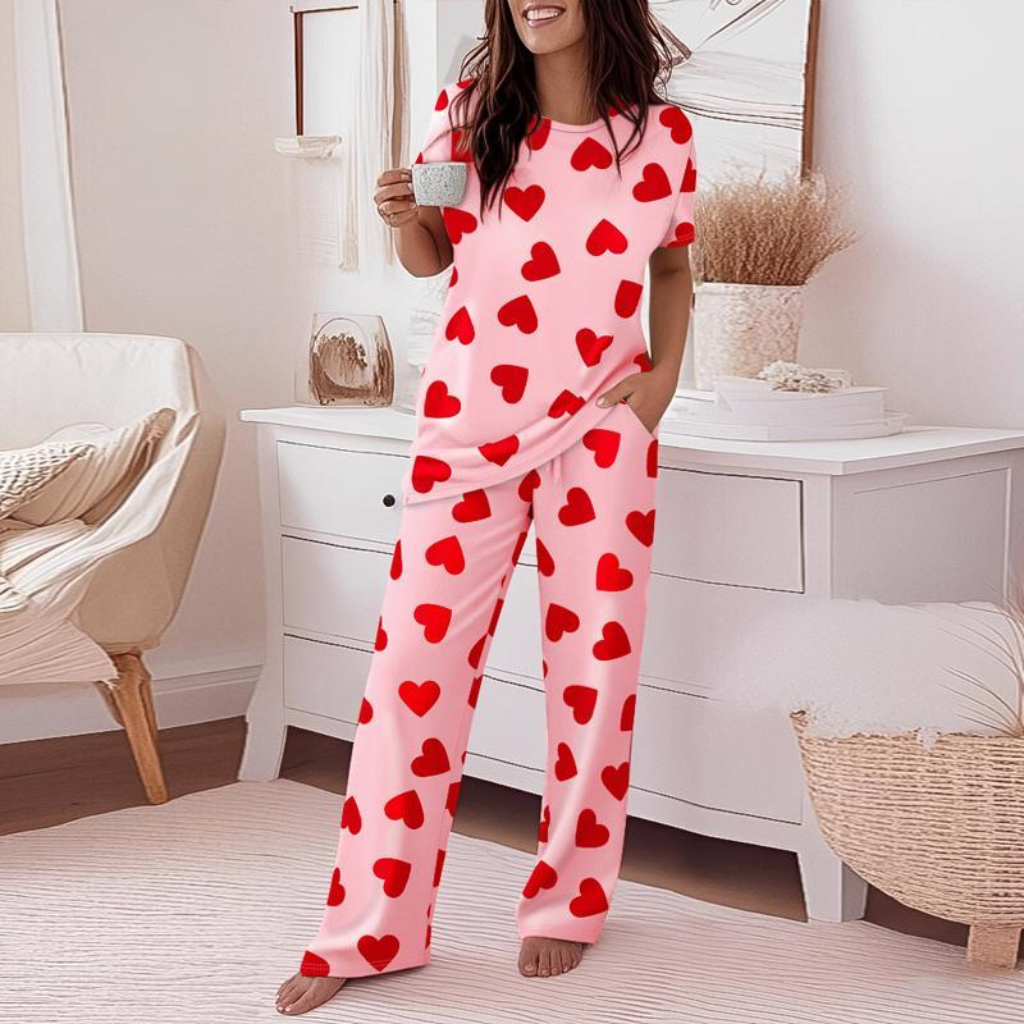 2-Piece Floral Ombre Set