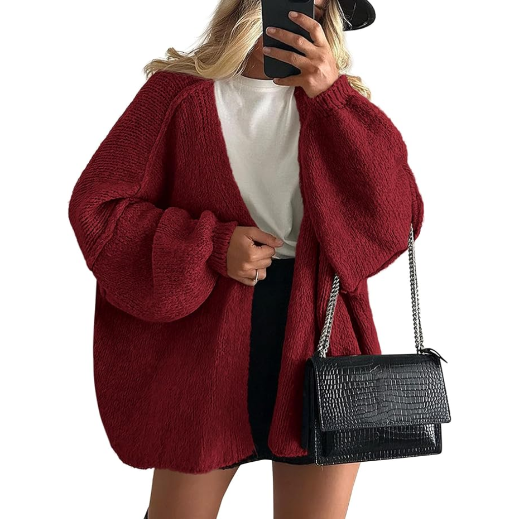Cozy Oversized Knit Cardigan