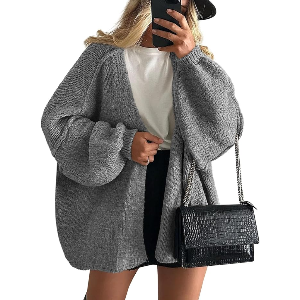 Cozy Oversized Knit Cardigan