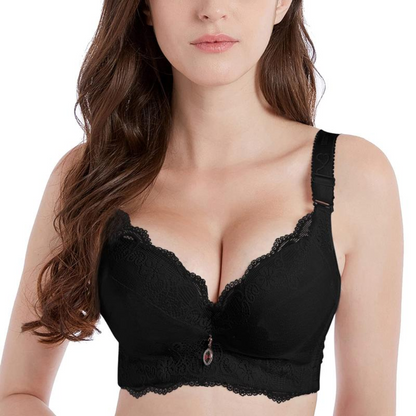 "Add Two Cups" Lace Underwire Padded Push Up Bralette