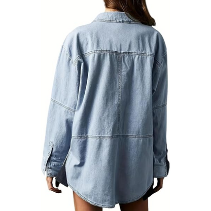 Denim Pullover Jacket