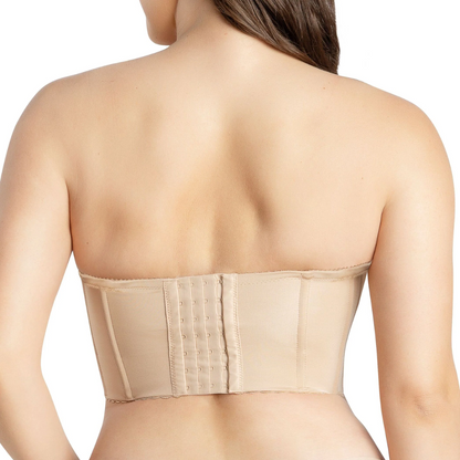 Full Bust and Full Figure Strapless Longline Bra